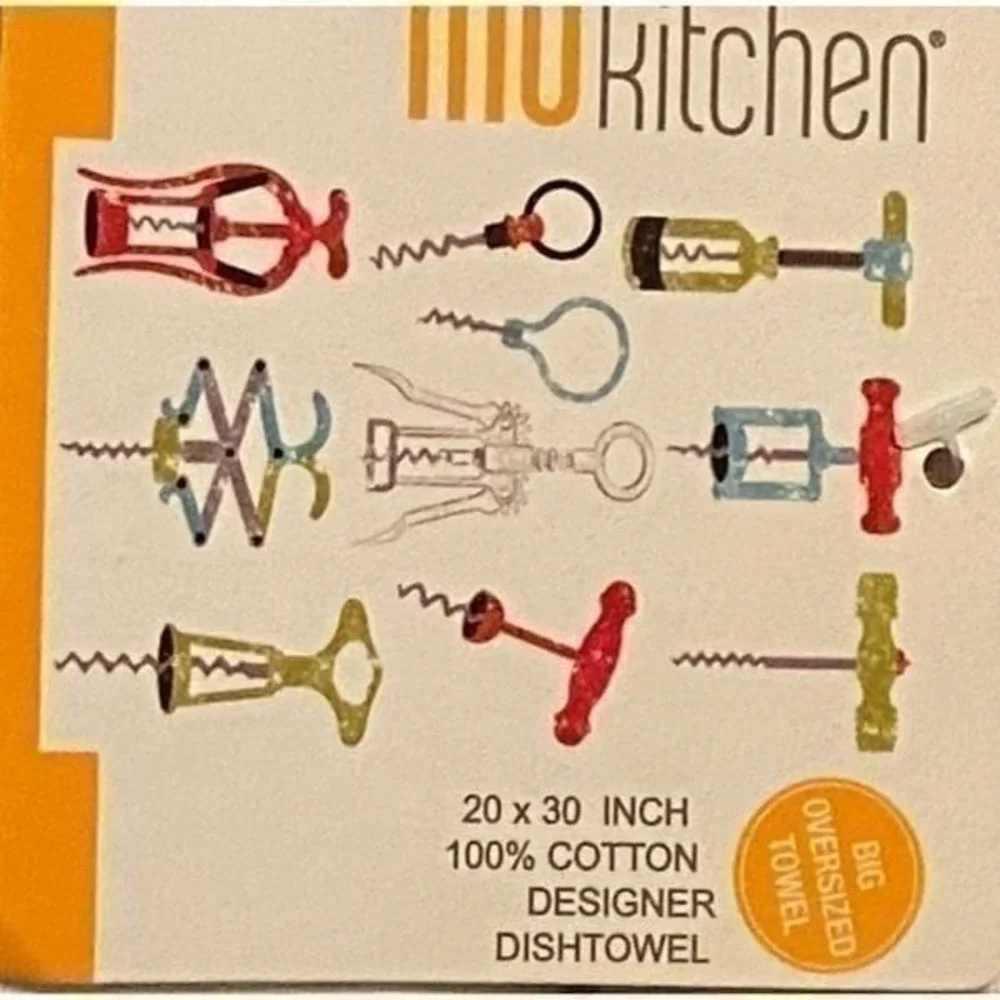 NWT Set of ‎ 2 Cotton Kitchen towels